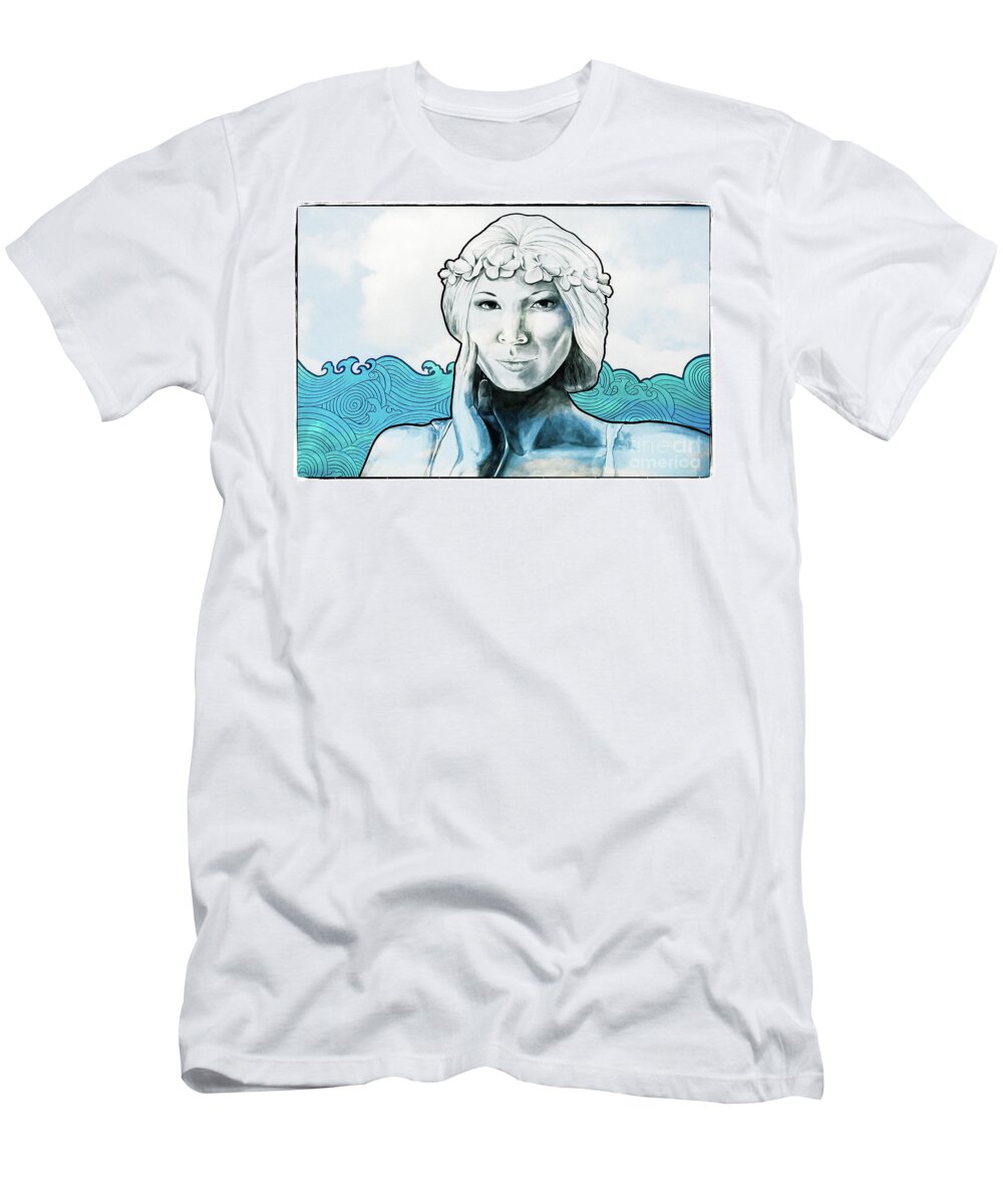Urban Art T-Shirt featuring the photograph Sea Siren by Colleen Kammerer