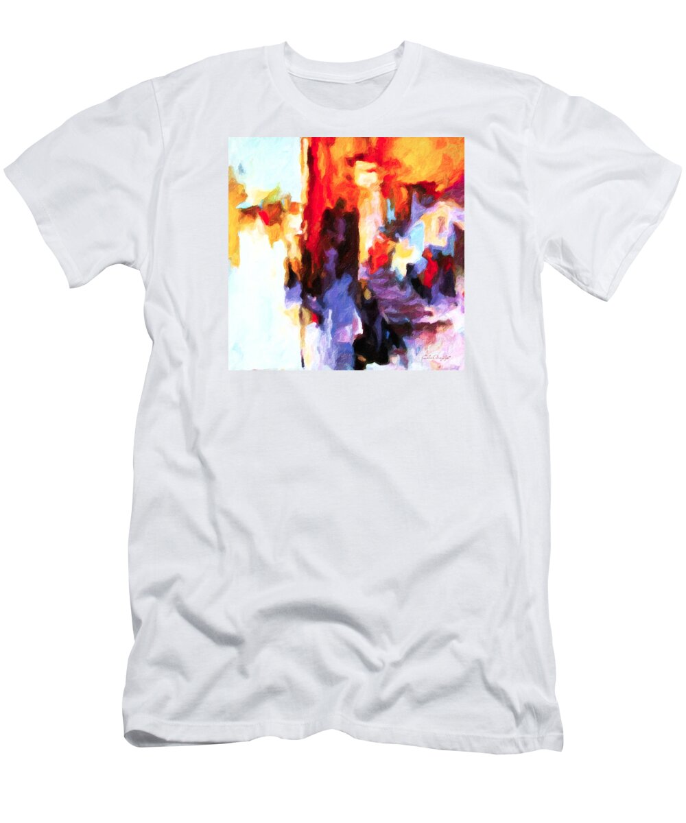 Urban T-Shirt featuring the painting Seven Steps by Chris Armytage