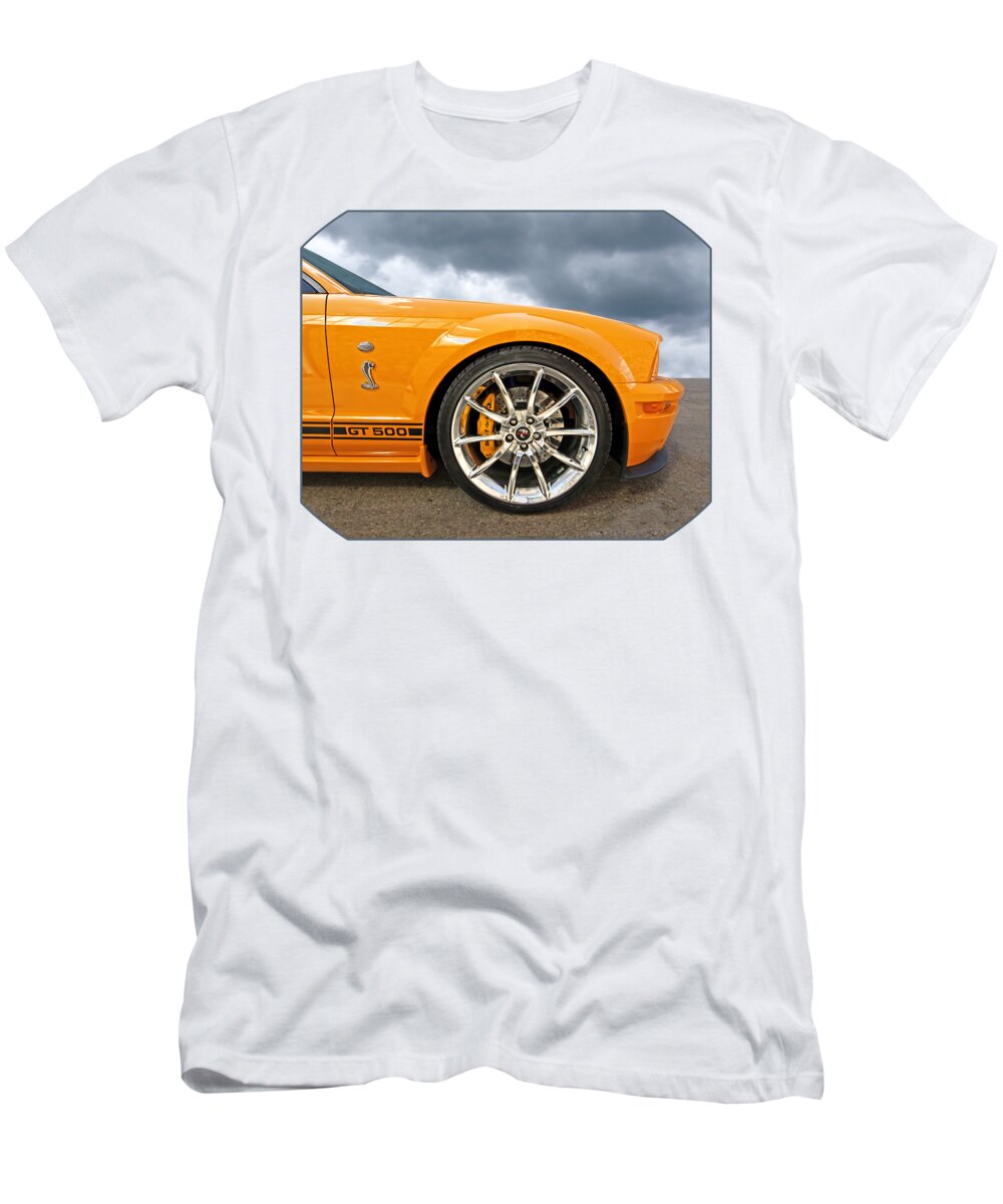 Shelby T-Shirt featuring the photograph Shelby GT500 Wheel by Gill Billington