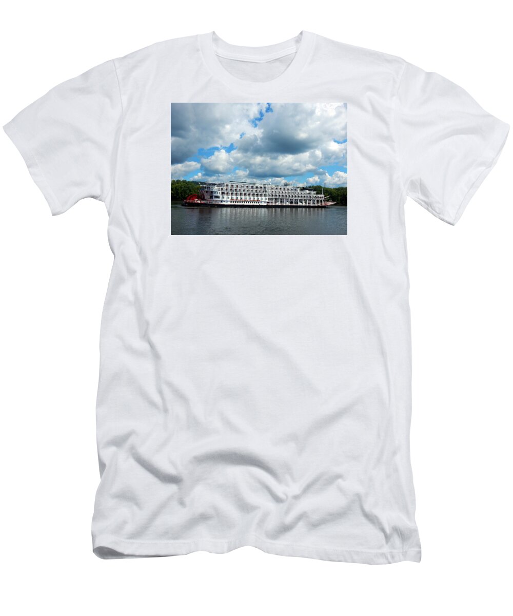 American Queen T-Shirt featuring the photograph She's An American Girl by Wild Thing