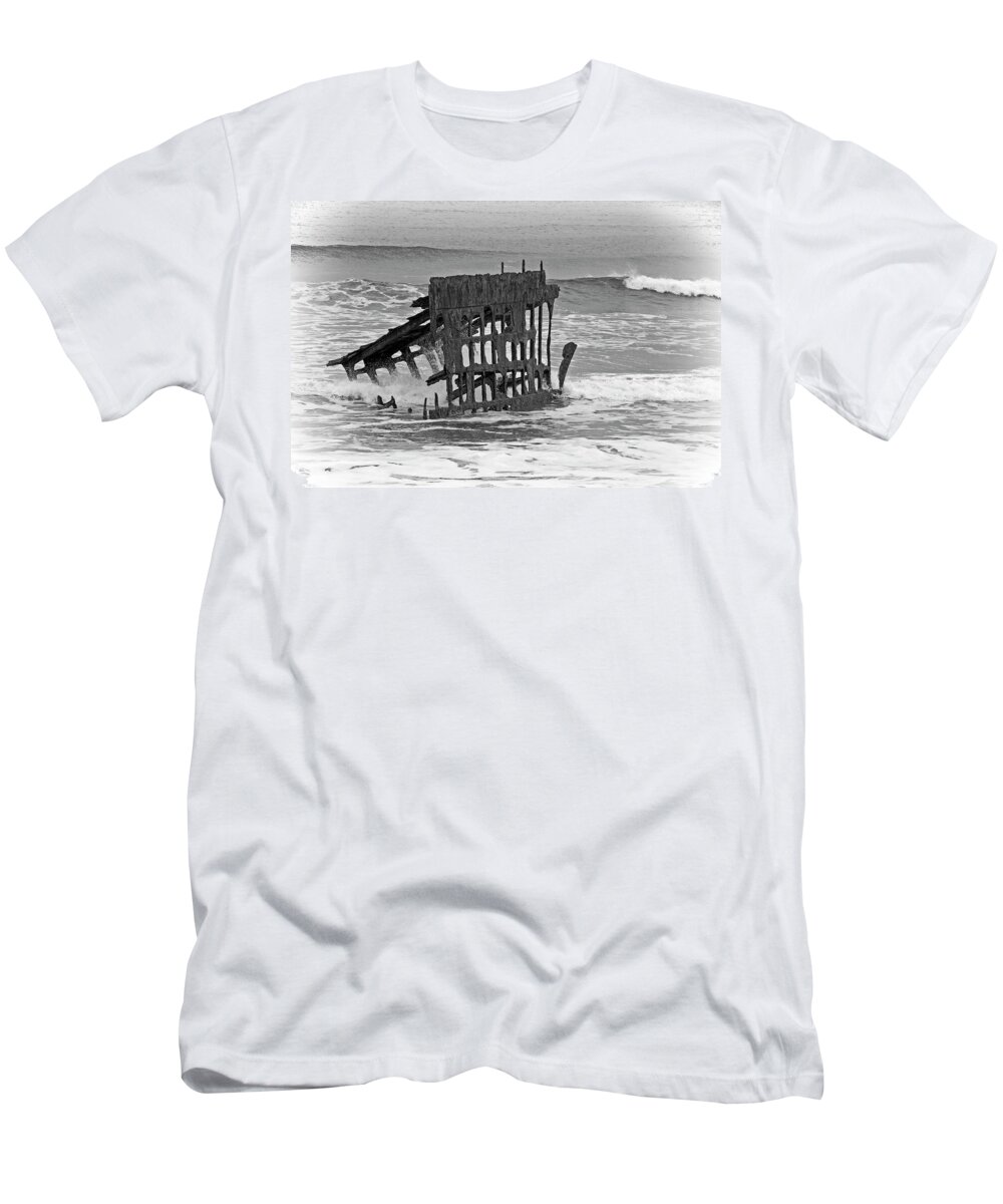 Peter T-Shirt featuring the photograph Shipwreck - 365-306 by Inge Riis McDonald