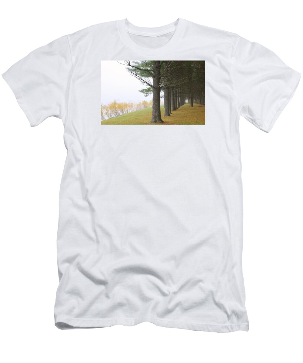 Woodland T-Shirt featuring the photograph Silence in the Air by Bruce Bley