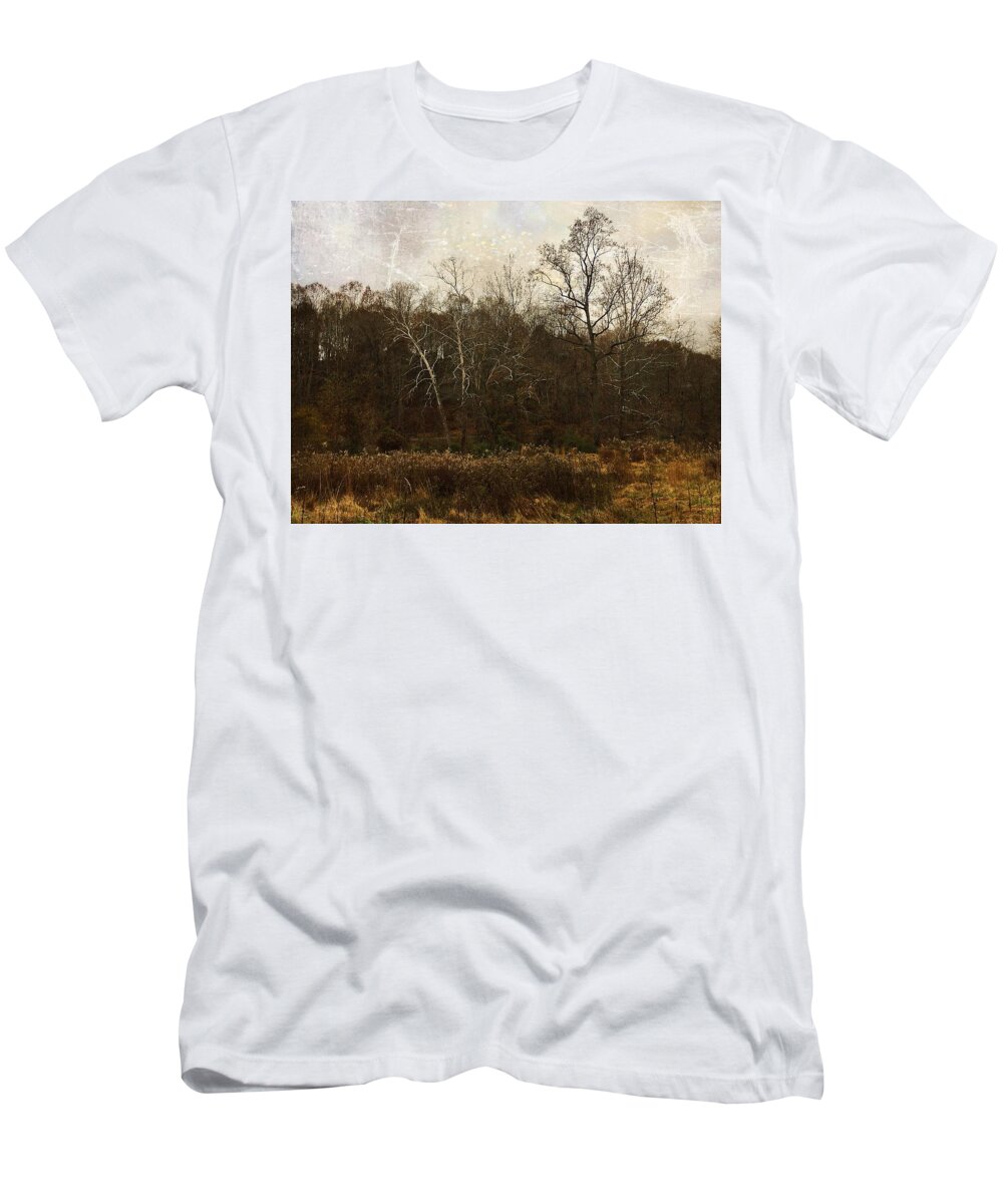 Fall T-Shirt featuring the photograph Sing to me autumn by Delona Seserman