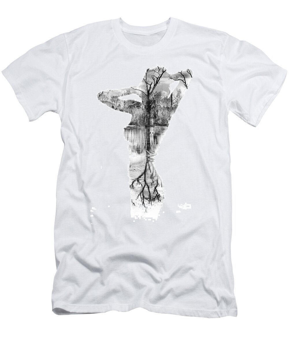 Exposure T-Shirt featuring the photograph Skin Deep by Stelios Kleanthous