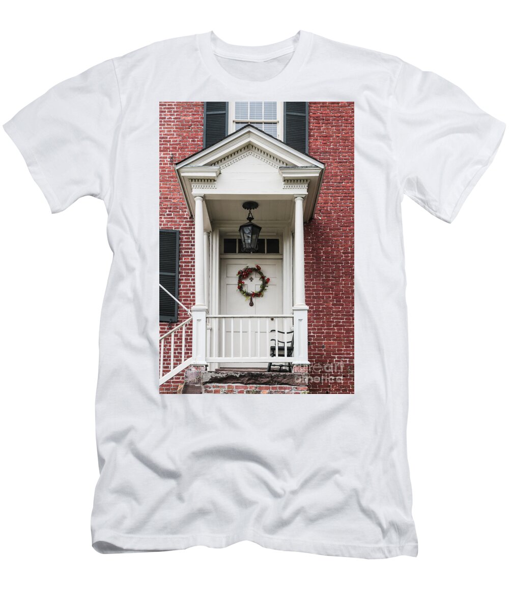 Architecture T-Shirt featuring the photograph Smith Door Detail by Thomas Marchessault