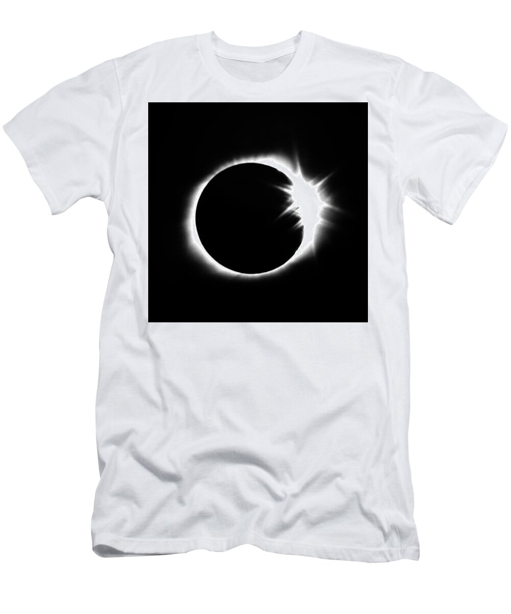 Solar Eclipse T-Shirt featuring the photograph Solar Eclipse by Viktor Savchenko