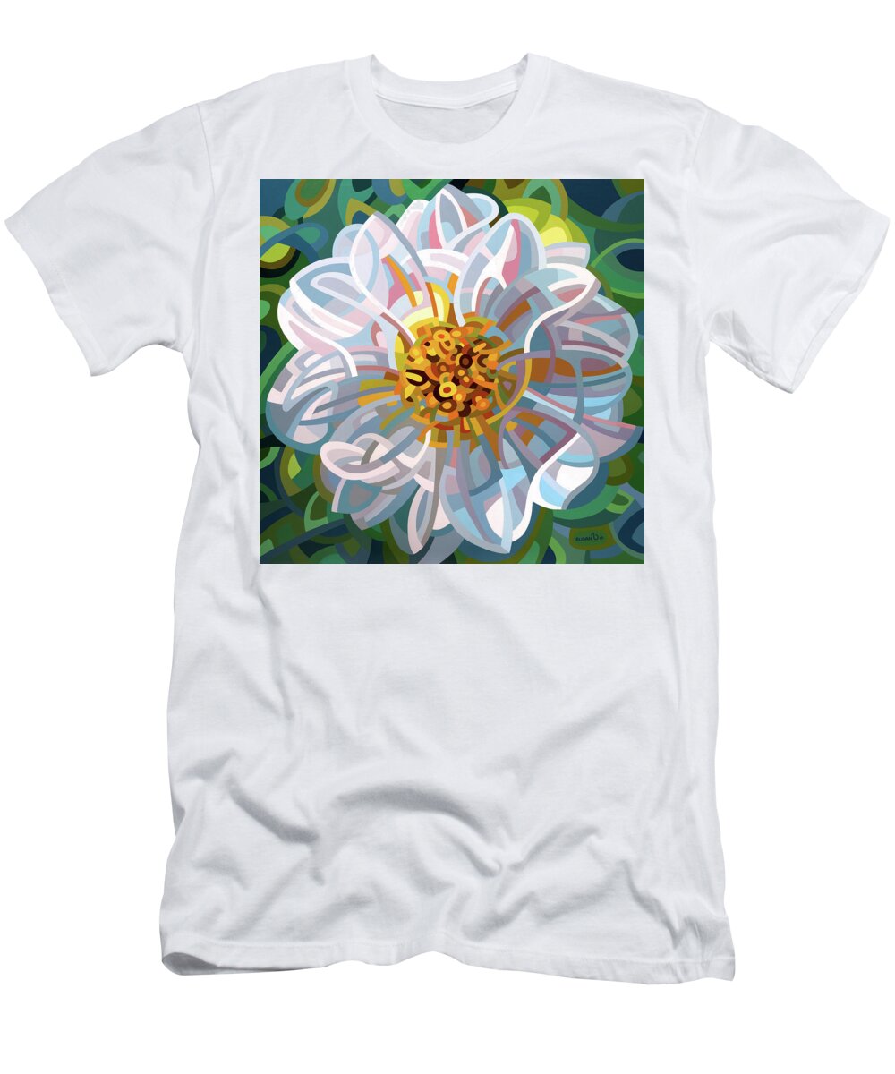 Fine Art T-Shirt featuring the painting Solitaire by Mandy Budan