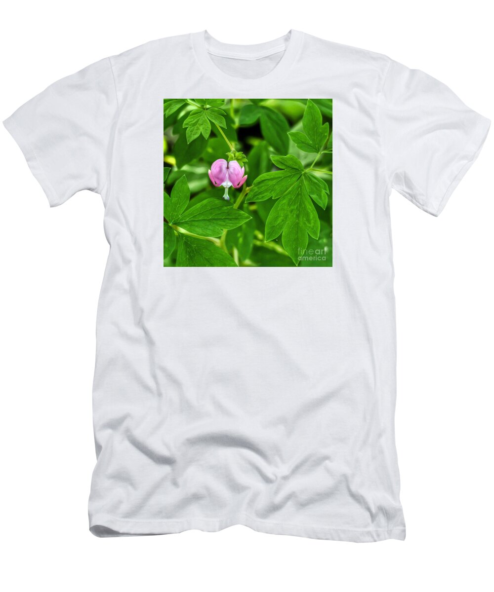 Heart T-Shirt featuring the photograph Solitary Heart by Kerri Farley