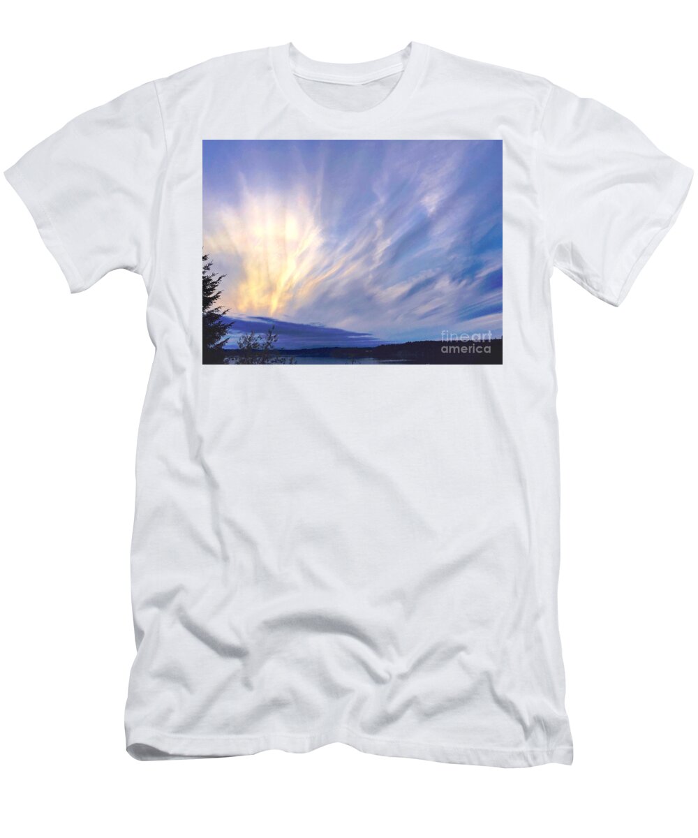 Photography T-Shirt featuring the photograph Something's Coming by Sean Griffin