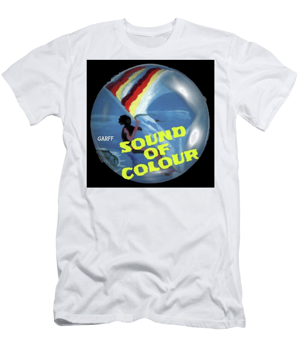 Hawaii T-Shirt featuring the digital art Sound Of Colour by Enrico Garff