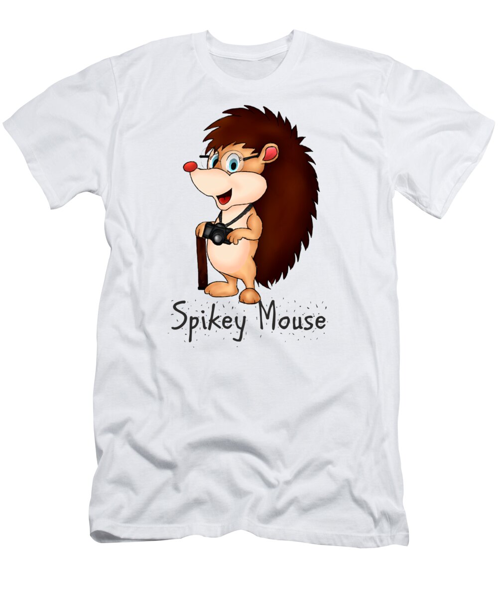 Spikey Mouse T-Shirt featuring the photograph Spikey Mouse by Spikey Mouse Photography