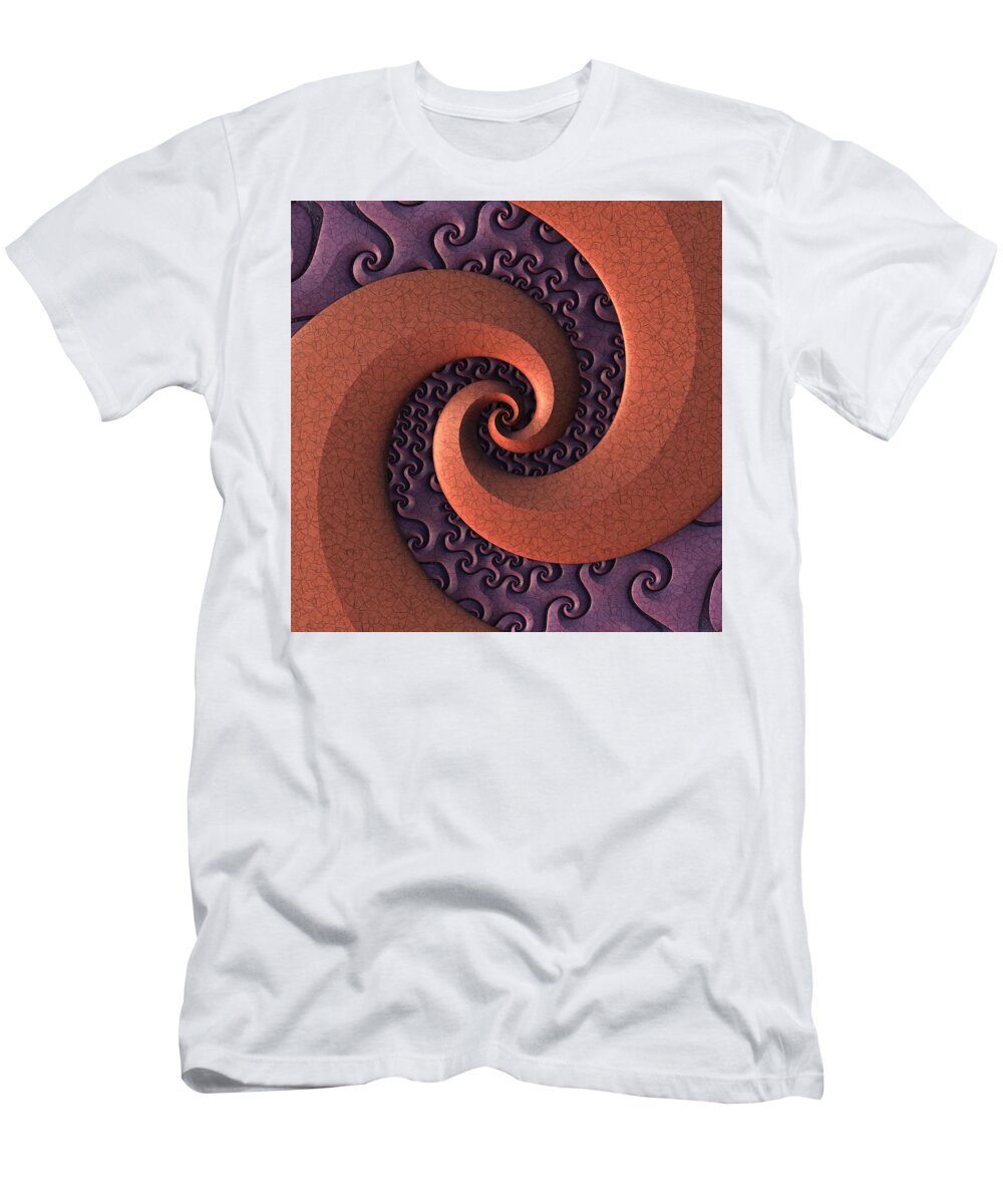 Spirals T-Shirt featuring the digital art Spiralicious by Lyle Hatch