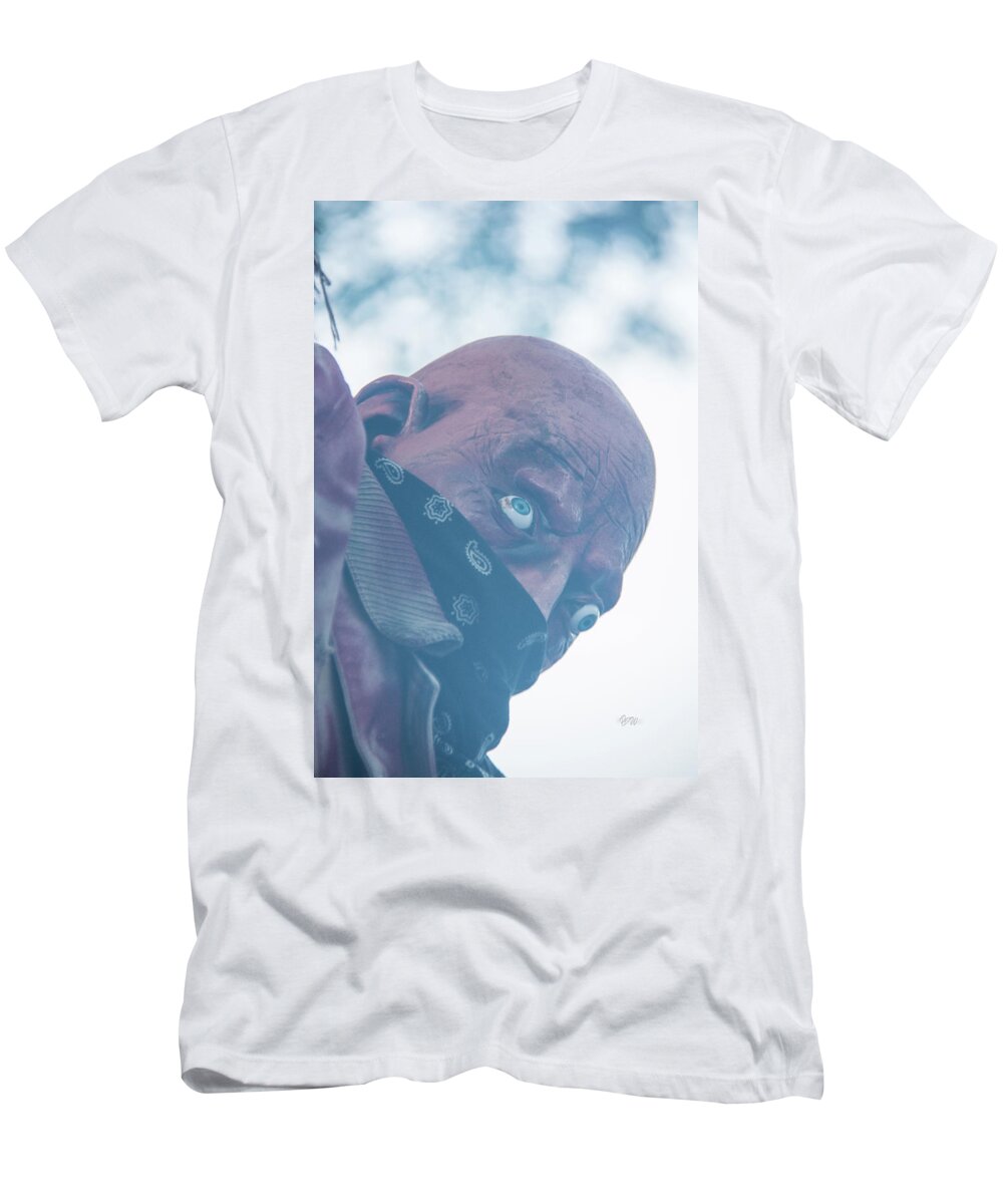 Halloween T-Shirt featuring the photograph Spooky Bandit by Pamela Williams