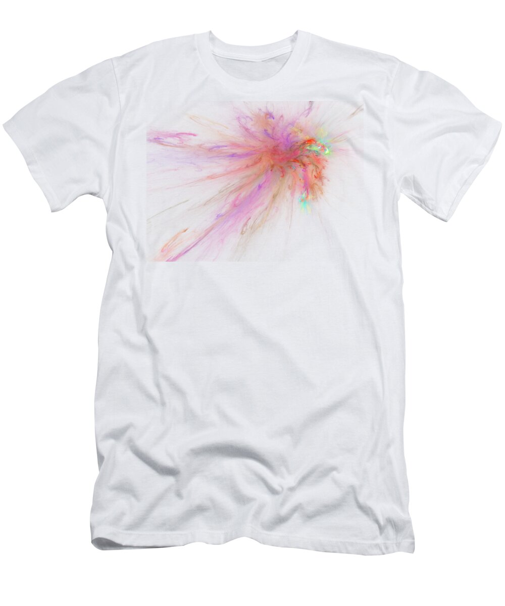 Spring T-Shirt featuring the digital art Spring Fling by Ilia -