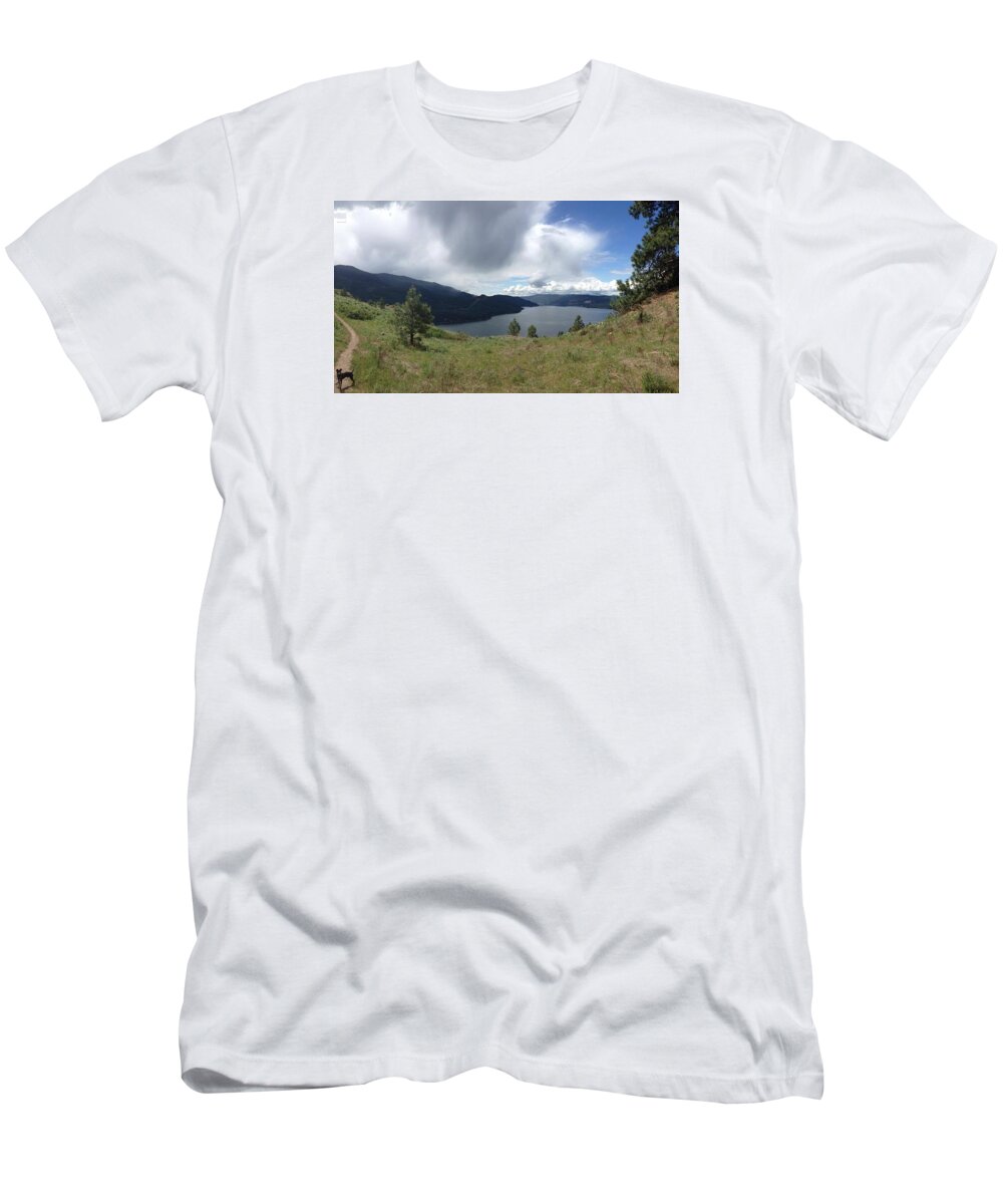 Landscape T-Shirt featuring the photograph Spring Hiking by Sarah Robinson