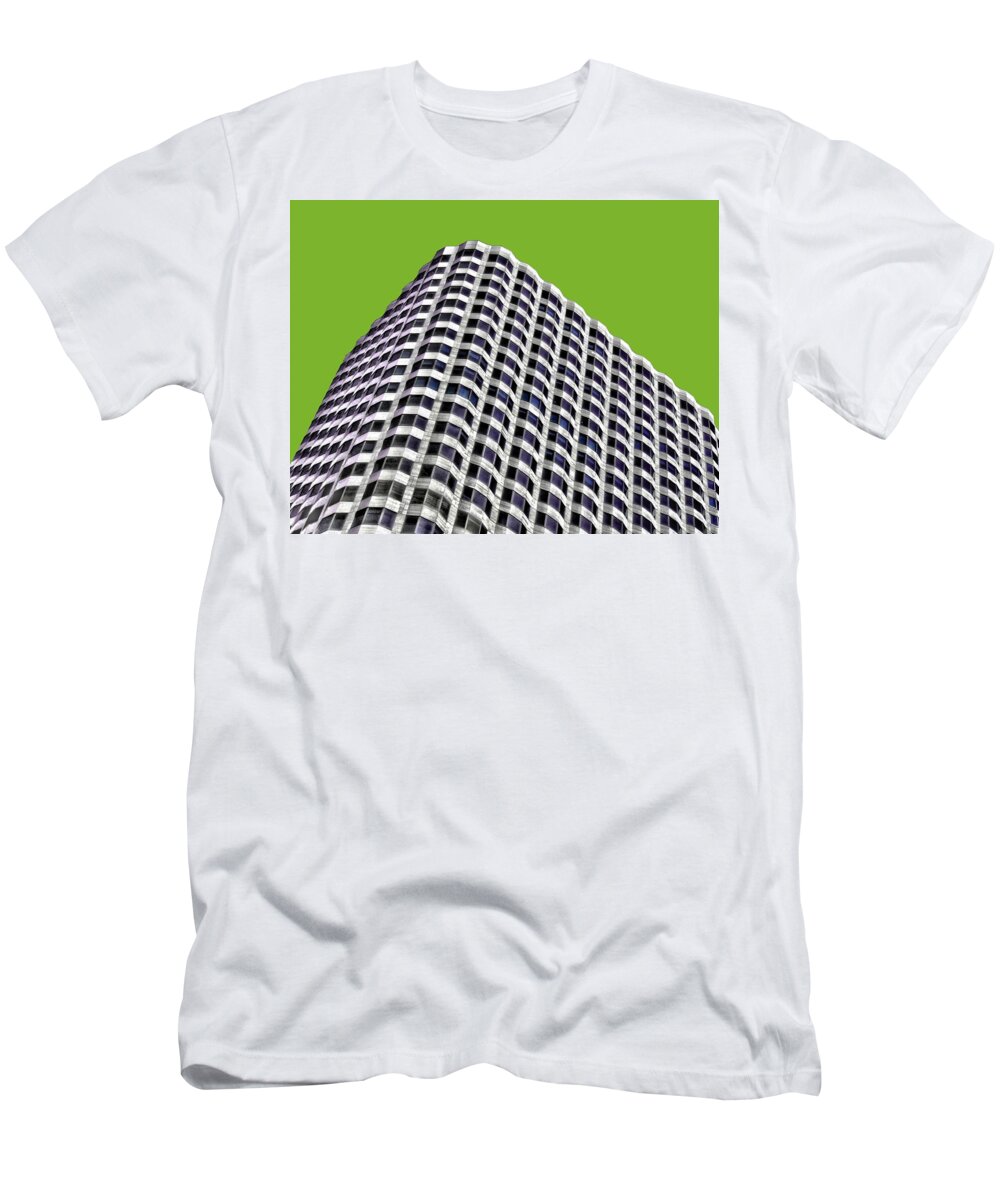 High Rise T-Shirt featuring the digital art Stack by Vincent Green