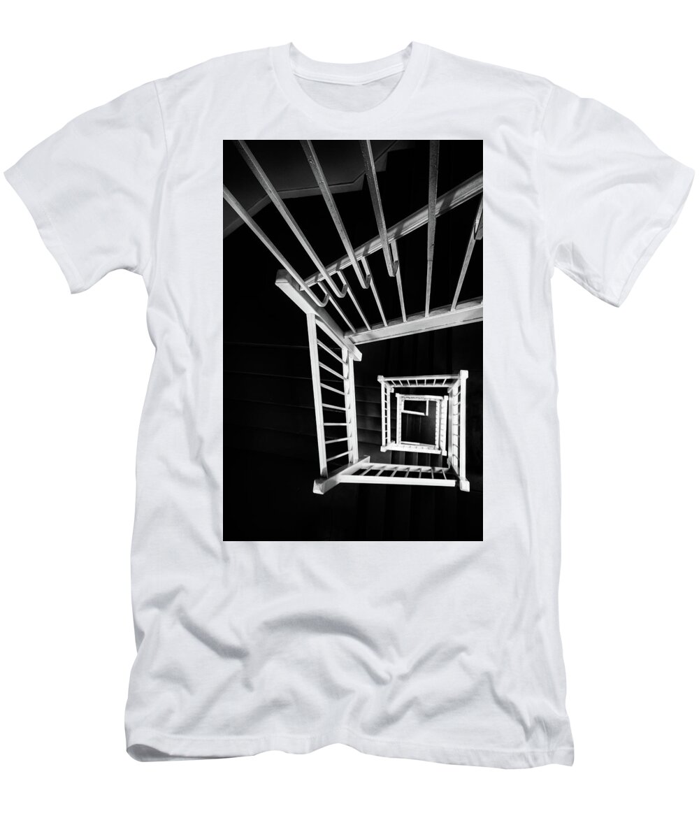 Manhattan T-Shirt featuring the photograph Staircase I by Marzena Grabczynska Lorenc