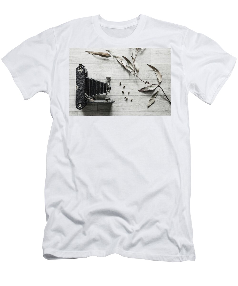 Camera T-Shirt featuring the photograph Still Life Number 1 by Keith Hawley