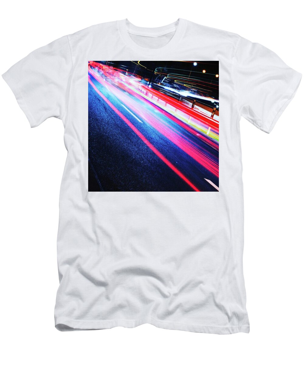 Car T-Shirt featuring the photograph Street by Koji Nakagawa