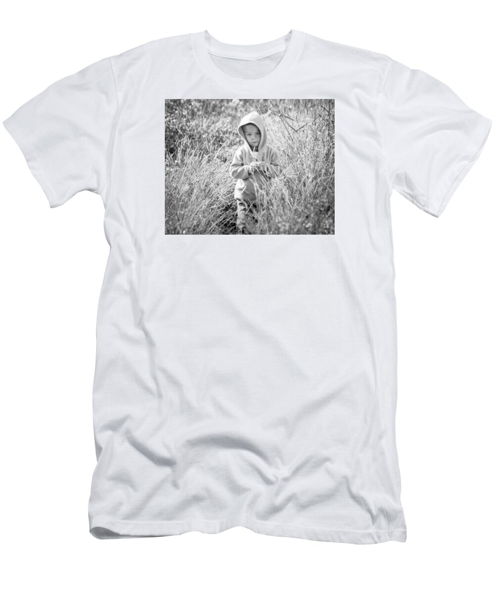 Bill Pevlor T-Shirt featuring the photograph Strolling Through the Weeds by Bill Pevlor