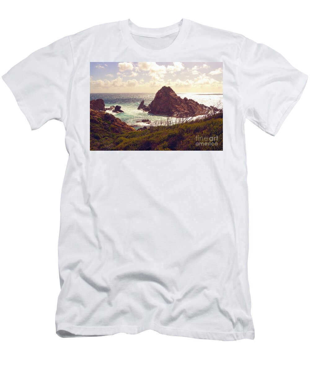 Look Out T-Shirt featuring the photograph Sugarloaf Rock IX by Cassandra Buckley