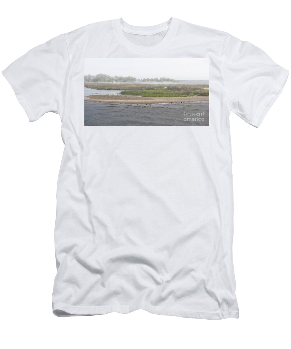 Fog T-Shirt featuring the photograph Sullivan's Island Sleepy Southern Town by Dale Powell