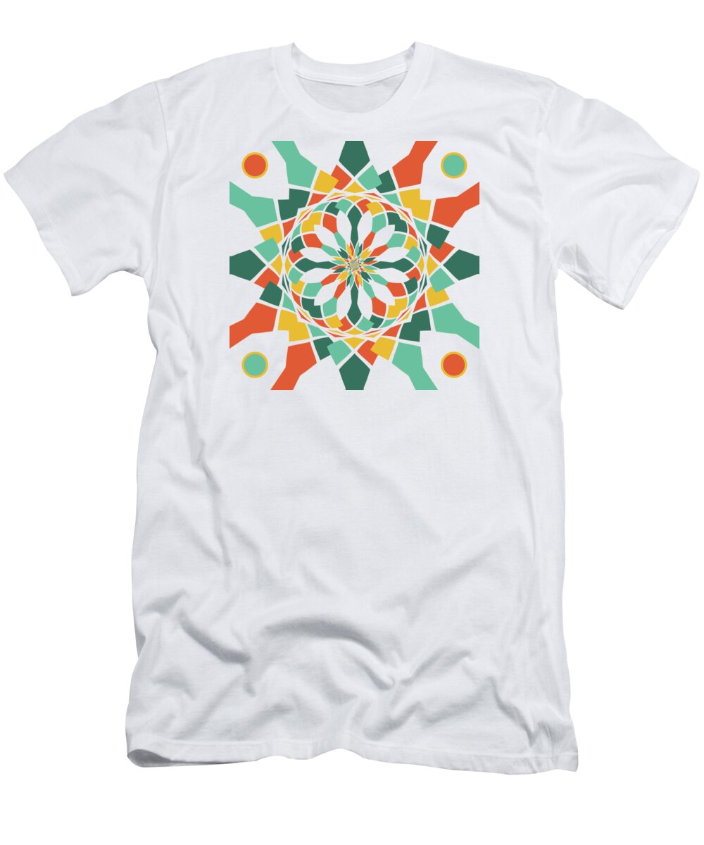 Summer T-Shirt featuring the digital art Summer festival by Gaspar Avila
