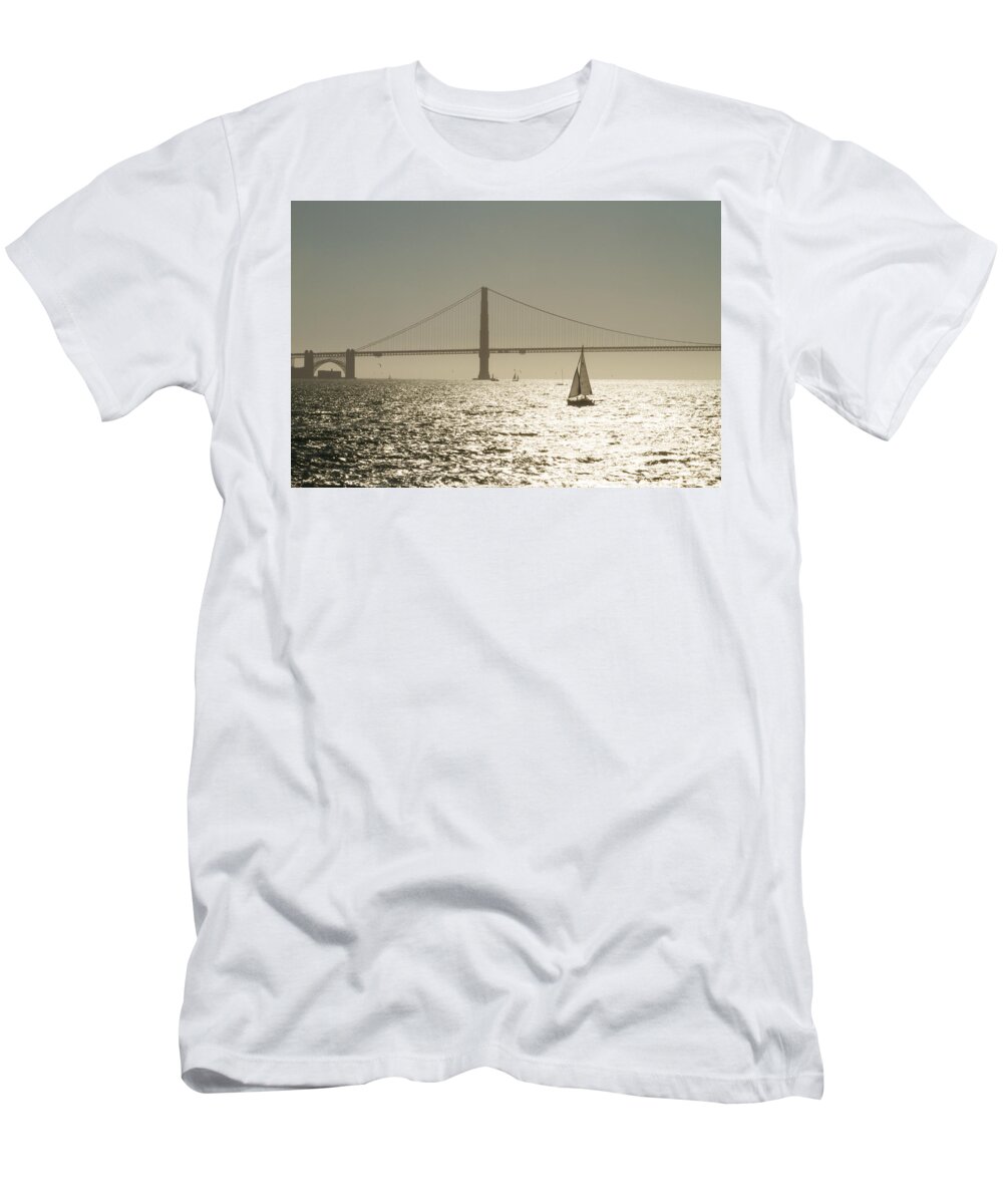 Sunday Sailling T-Shirt featuring the photograph Sunday Sailing by Bonnie Follett