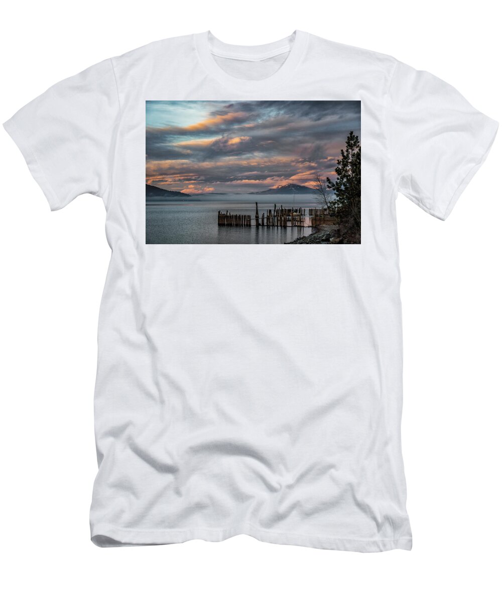 North T-Shirt featuring the photograph Sunnyside Winter Sunrise by Albert Seger
