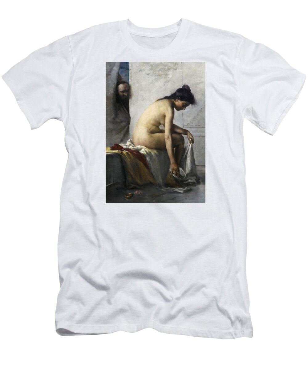 Lovis Corinth T-Shirt featuring the painting Susanna in the Bath by Lovis Corinth
