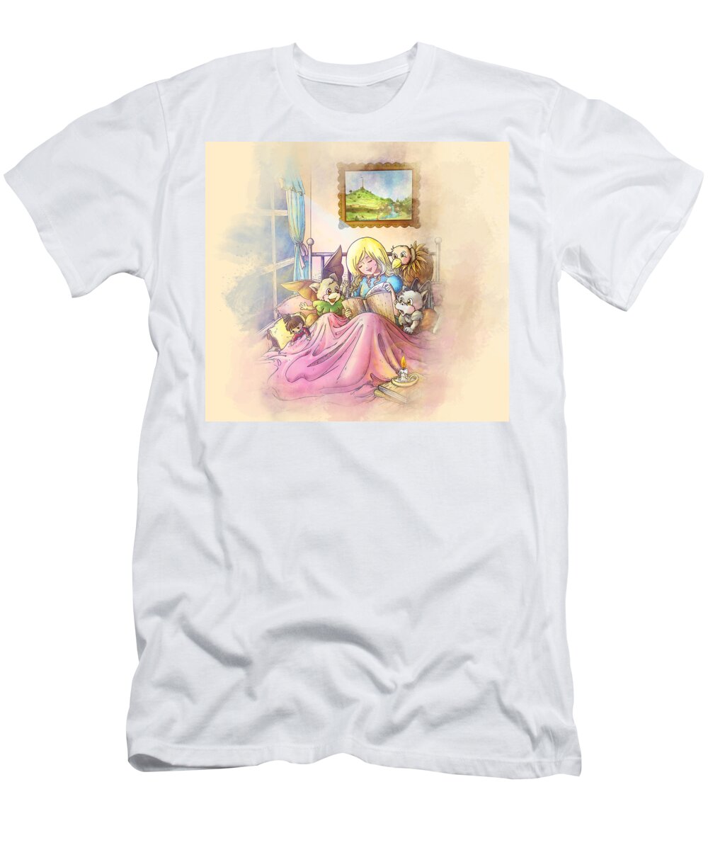 Pony Express T-Shirt featuring the painting Sweet Dreams by Reynold Jay