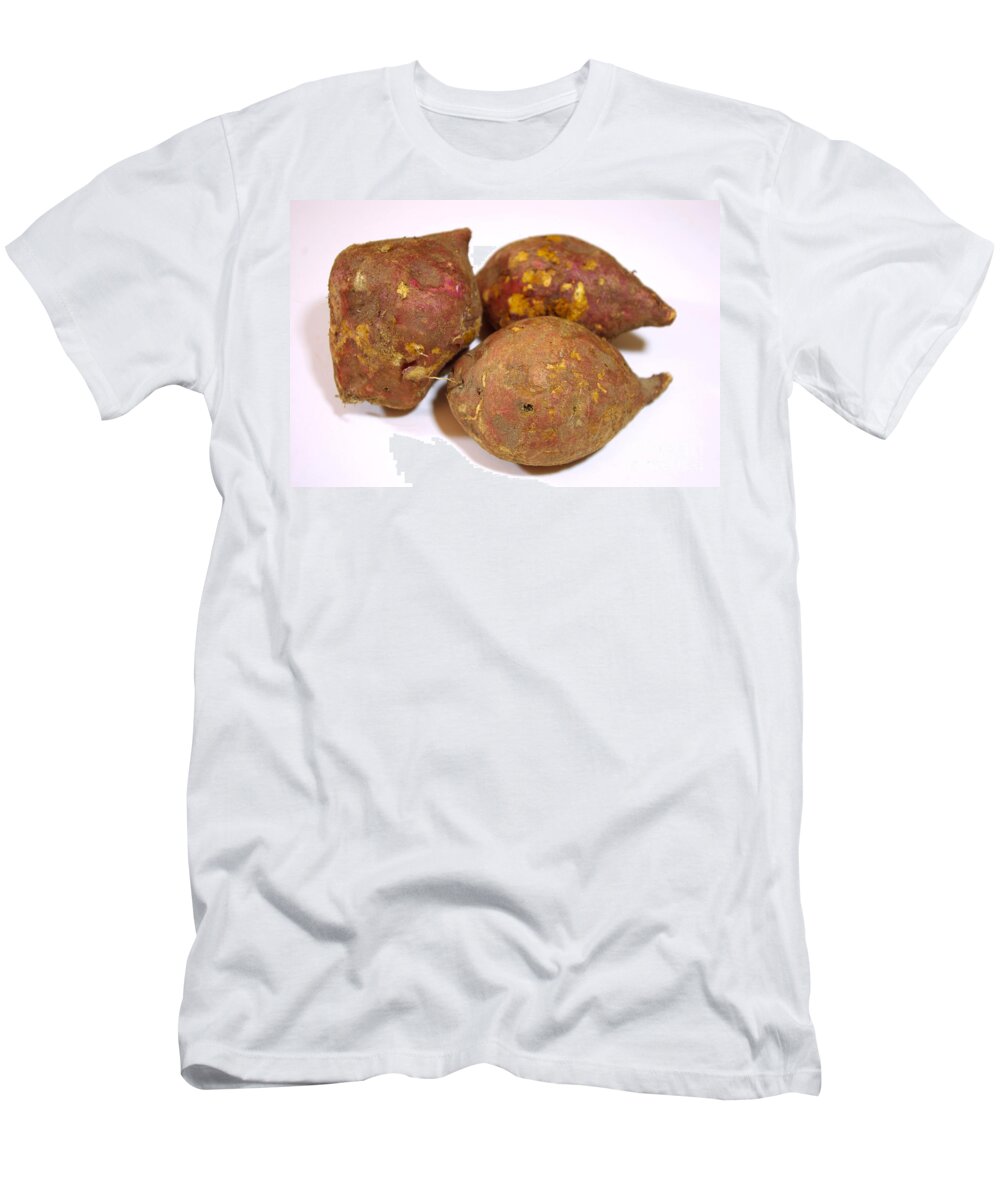 Ipomoea Batatas T-Shirt featuring the photograph Sweet Potatoes by Scimat