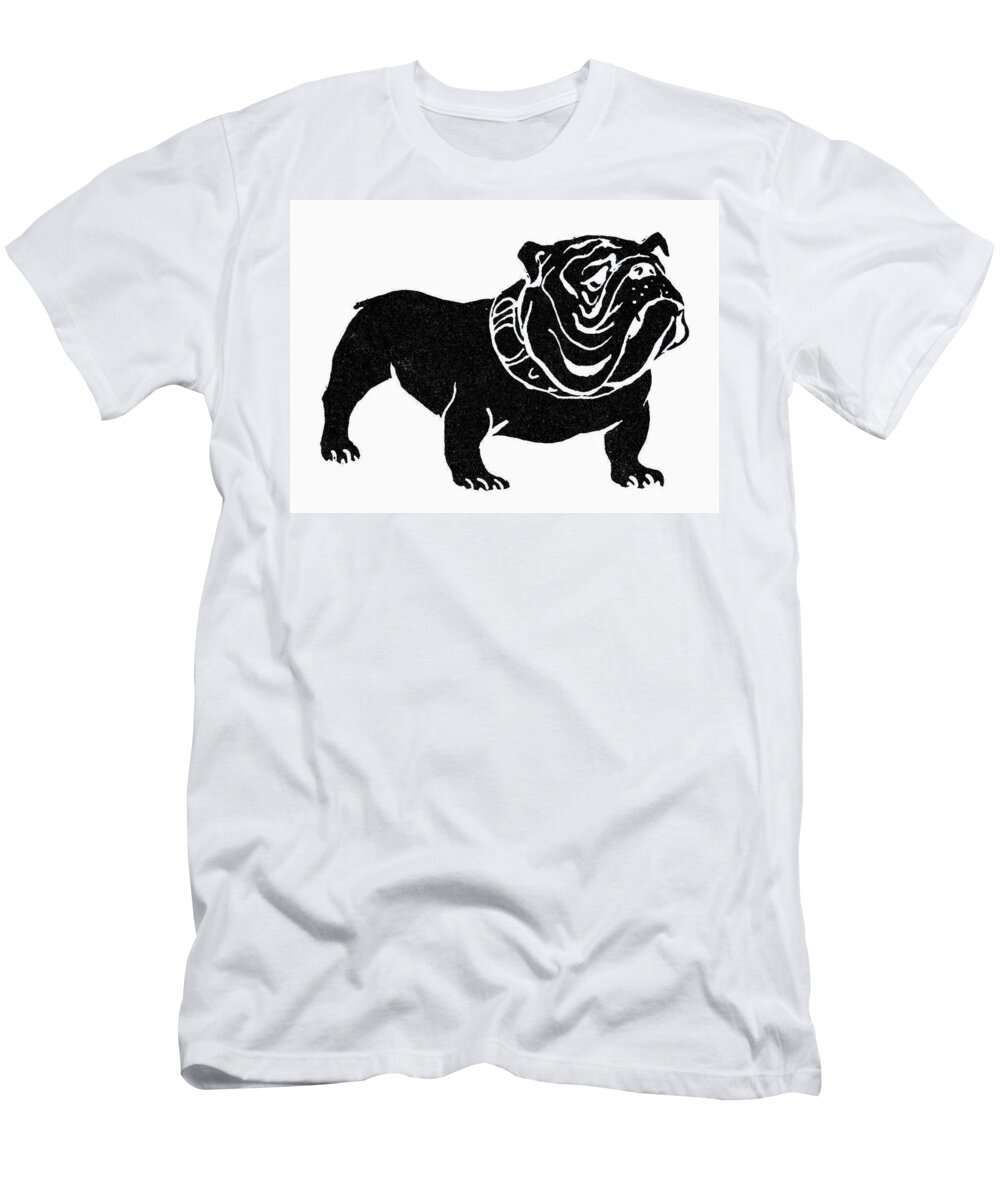 Bulldog T-Shirt featuring the photograph Symbol: Bulldog by Granger