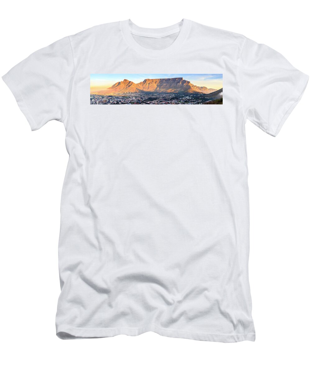 Cape Town T-Shirt featuring the photograph Table Mountain by Alexey Stiop