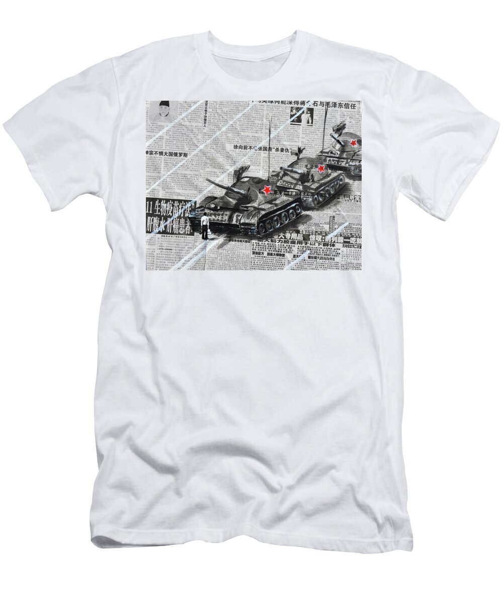 Tank Man Of Tiananmen T-Shirt Jamie Alexander - Pixels