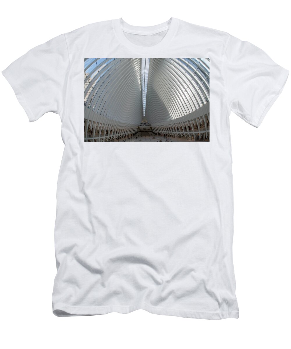  T-Shirt featuring the photograph Terminal by Alan Goldberg