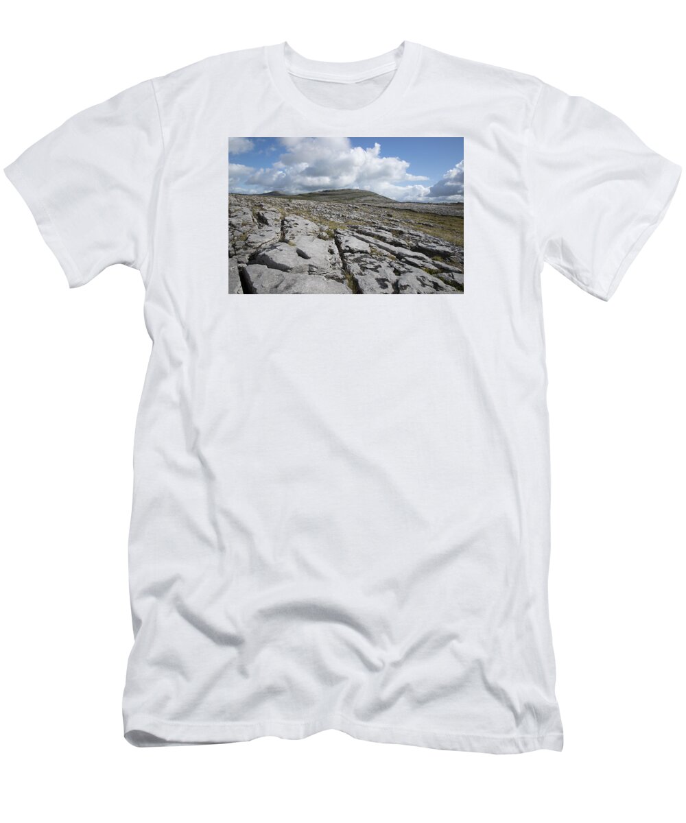 Ireland T-Shirt featuring the photograph The Burren National Park by John Farley
