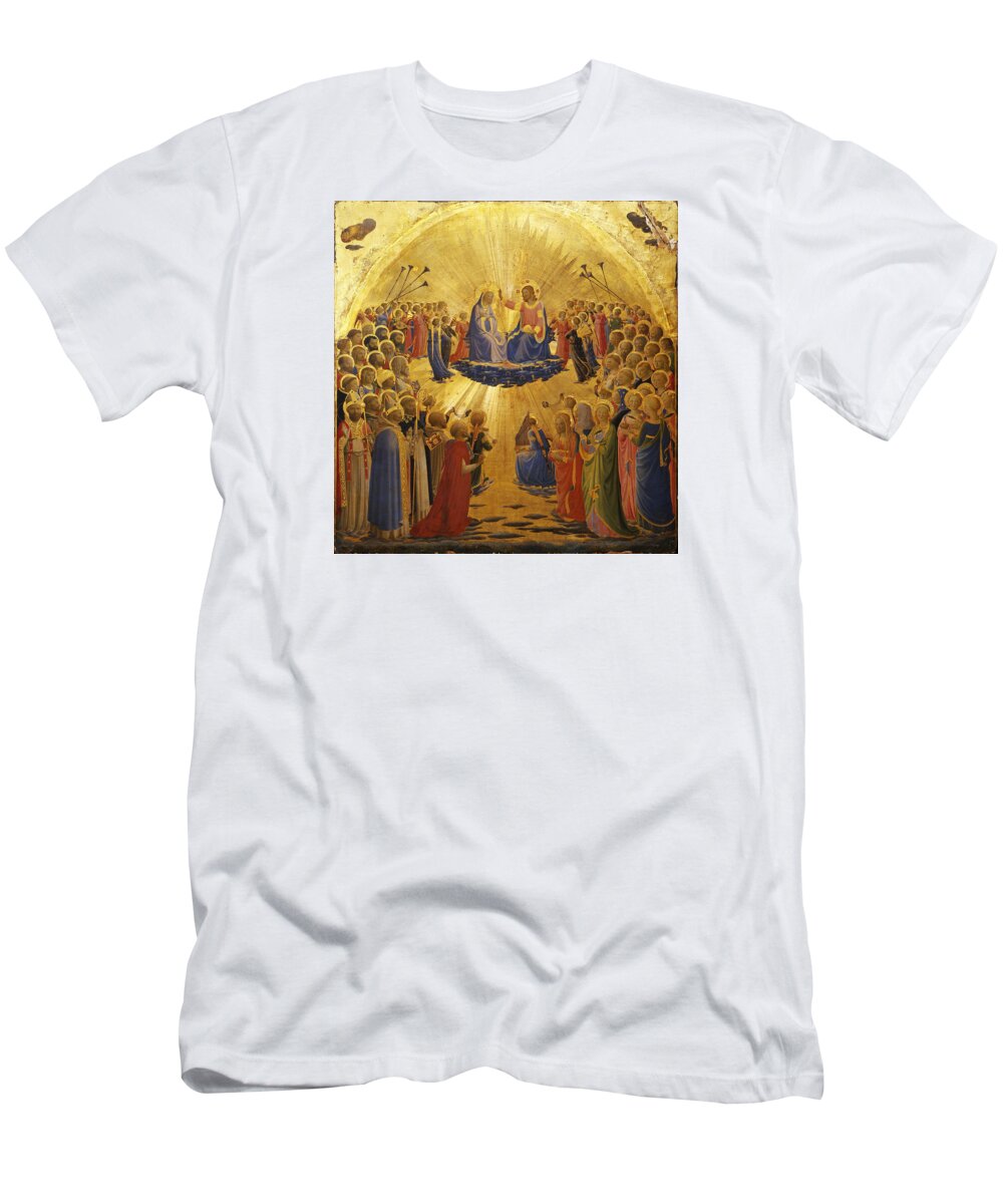 Fra Angelico T-Shirt featuring the painting The Coronation of the Virgin by Fra Angelico