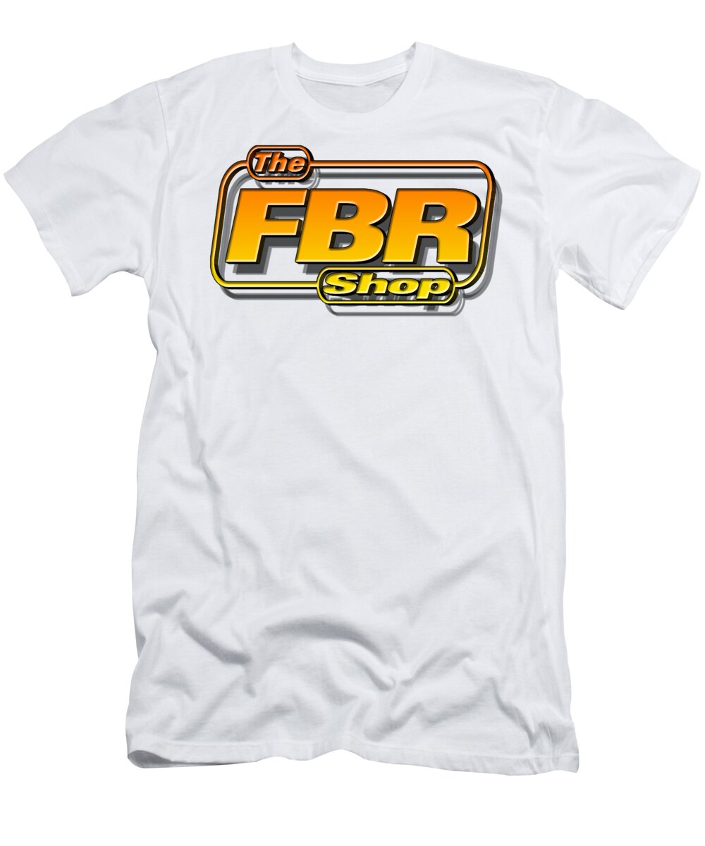 Motorcycle T-Shirt featuring the digital art The FBR Shop 001 by Jack Norton