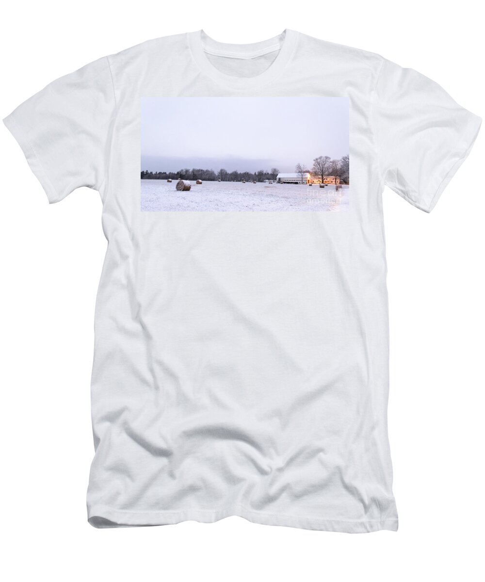 The Last Farm T-Shirt featuring the photograph The Last Farm... by Patrick Fennell