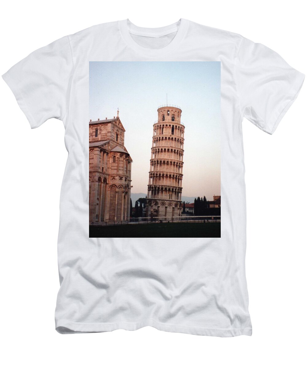 Leaning Tower Of Pisa T-Shirt featuring the photograph The Leaning Tower of Pisa by Marna Edwards Flavell