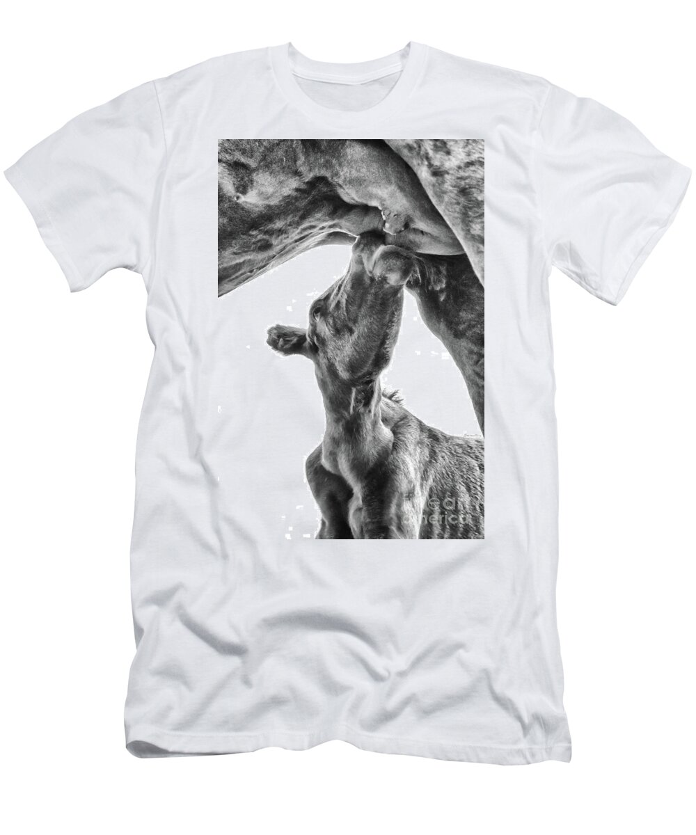 Foal T-Shirt featuring the photograph The Milky Way by Lori Ann Thwing