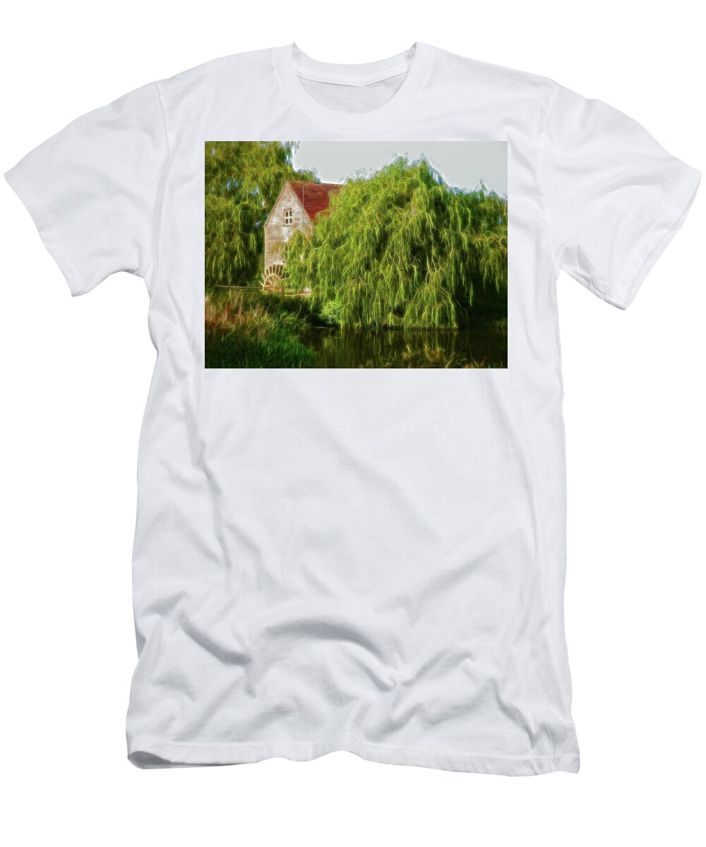 Mill T-Shirt featuring the photograph The mill by Ron Harpham