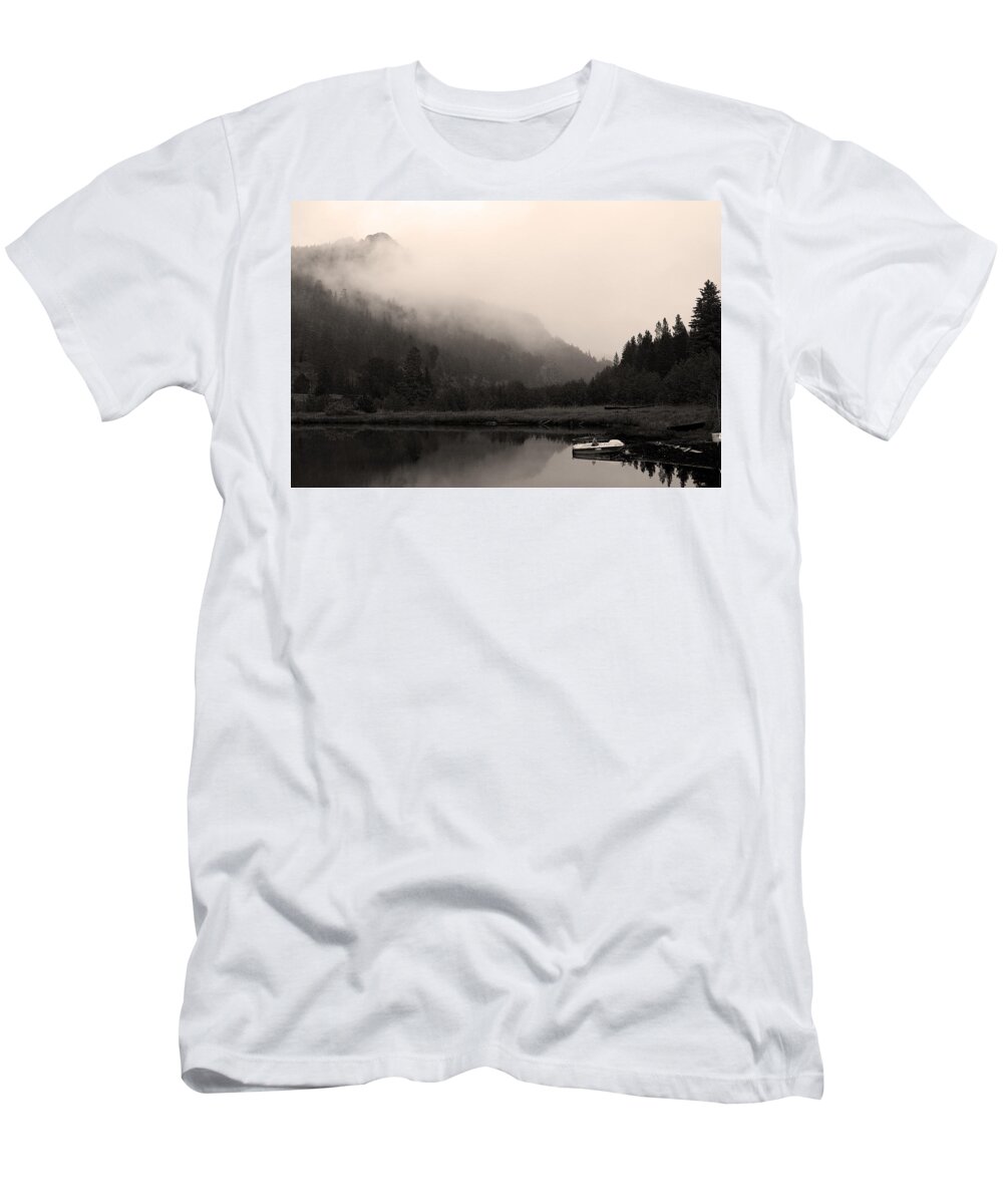  Sepia T-Shirt featuring the photograph The Morning After by James BO Insogna