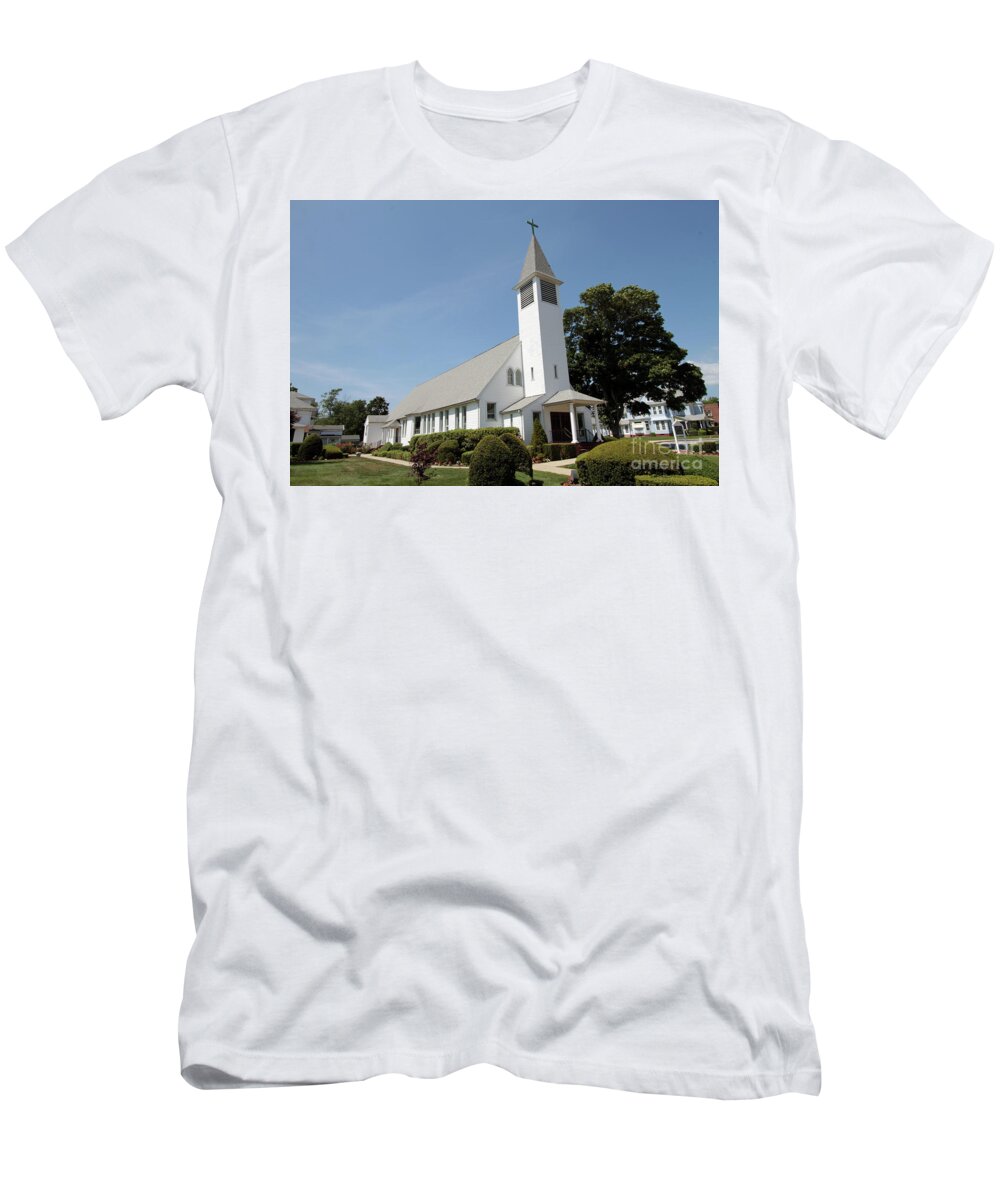 St Francis De Sales R C Church T-Shirt featuring the photograph The St Francis De Sales R C Church by Steven Spak