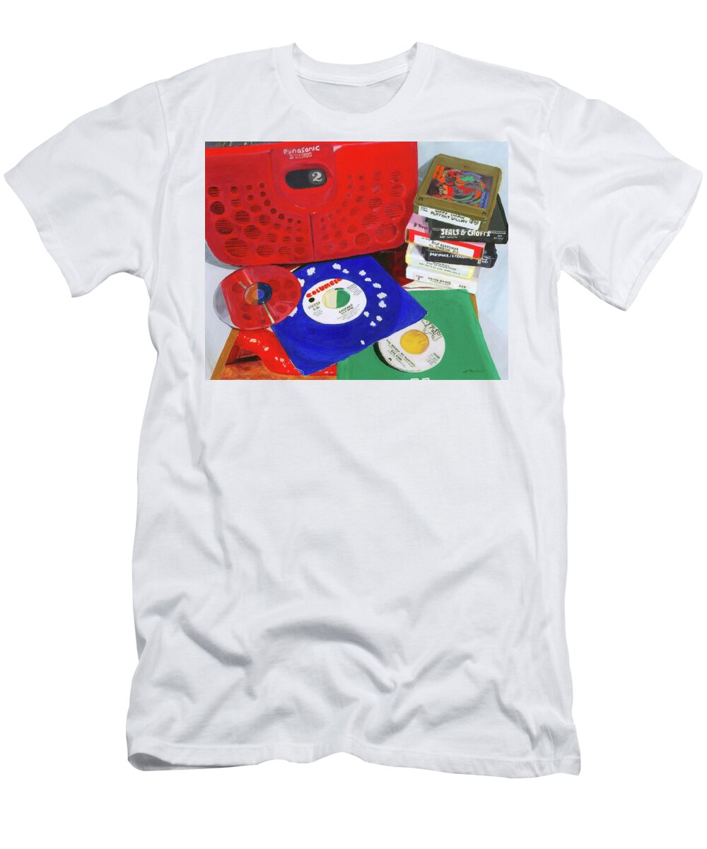 Music T-Shirt featuring the painting The Universal Language by Lynne Reichhart