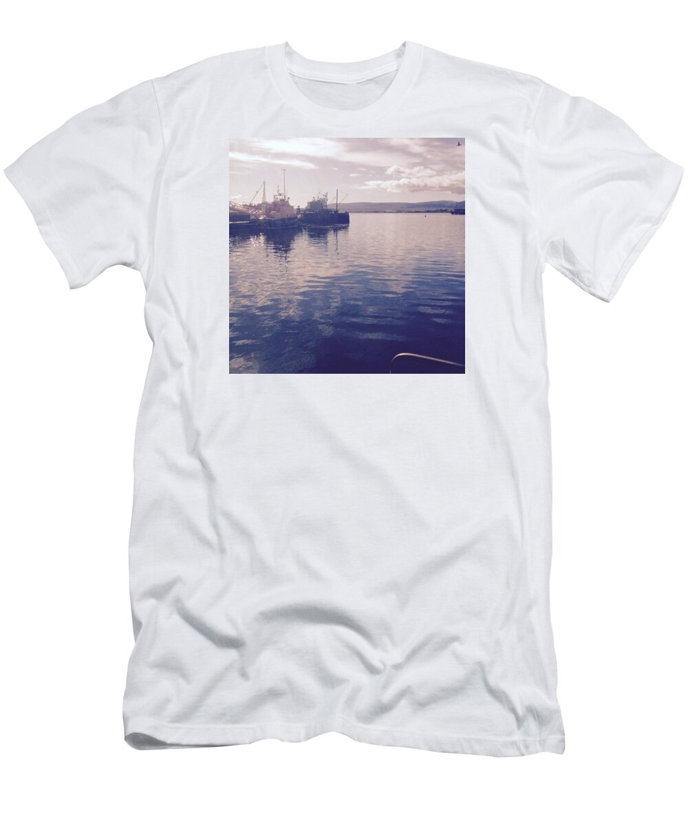 Stromness T-Shirt featuring the photograph Stromness Harbour by Charlotte Cooper