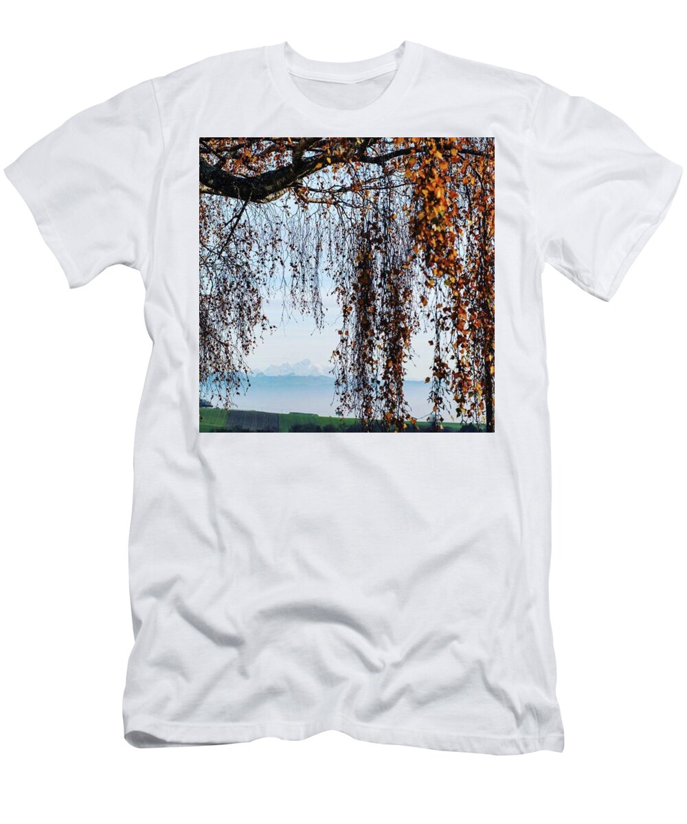  T-Shirt featuring the photograph The View by Aleck Cartwright