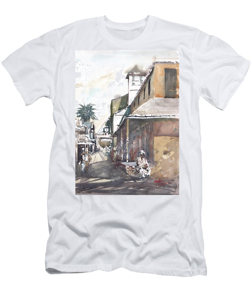 Jamaica T-Shirt featuring the painting The Wanted un-wanted by Gaston McKenzie