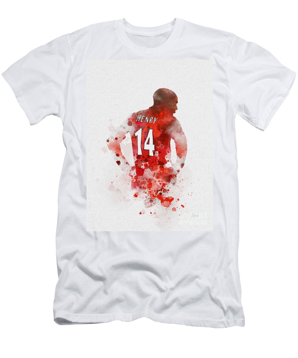 Thierry Henry T-Shirt by Inspiration - Pixels